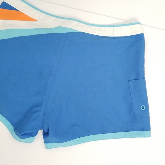 Tag Rider M Blue Microfiber Board Shorts Surf Swim - Picture 6 of 11